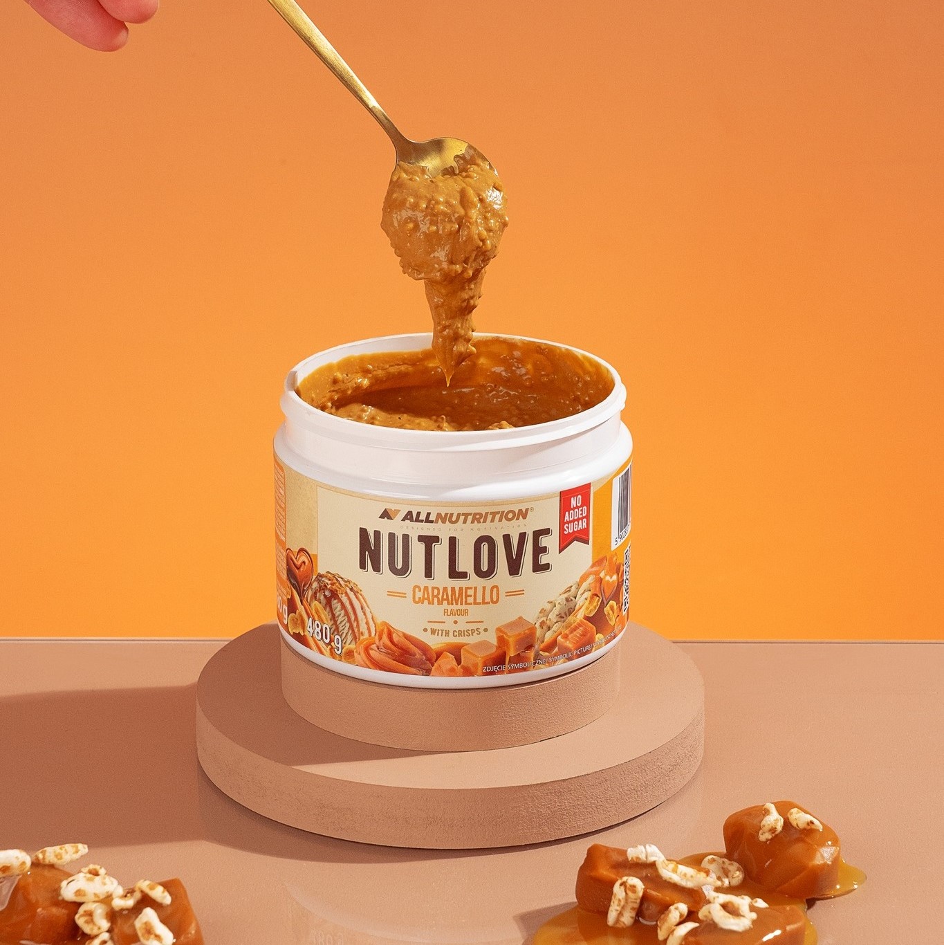 Allnutrition NUTLOVE - 480g Caramello with Crisps