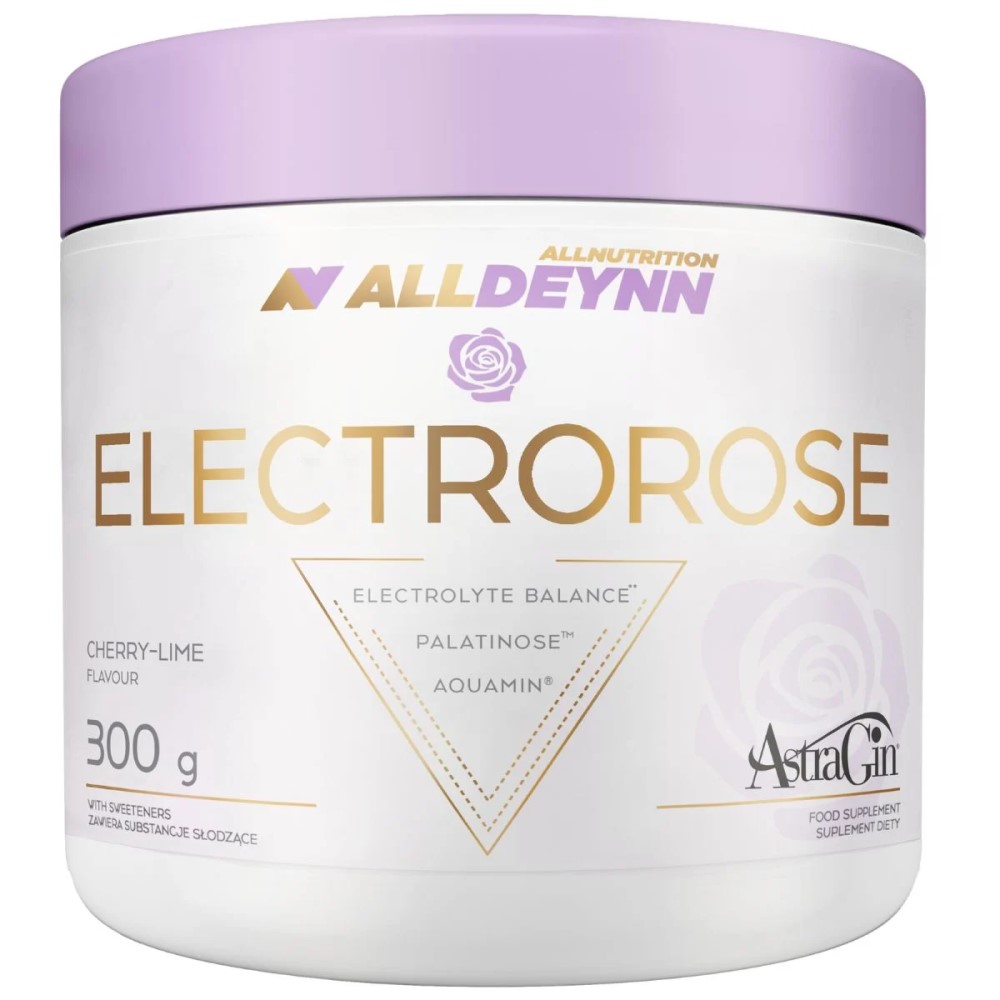electrorose, pink purple container, 300 g, powder supplement, electrolyte balance