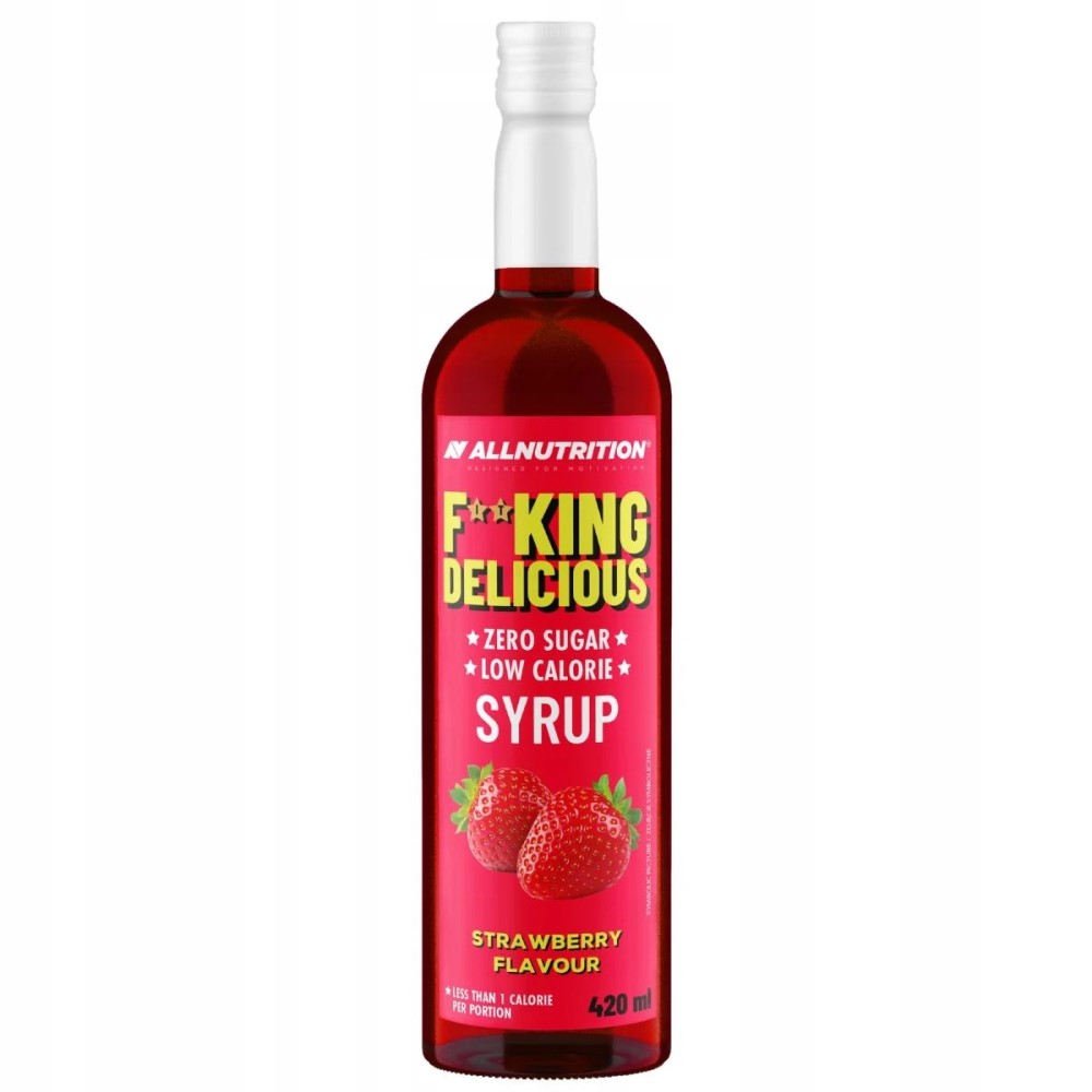 Allnutrition Fitking Delicious Syrup Zero Strawberry 420ml