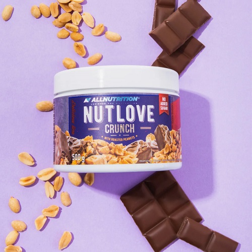 Allnutrition NUTLOVE - 500g Crunch With Roasted Peanuts