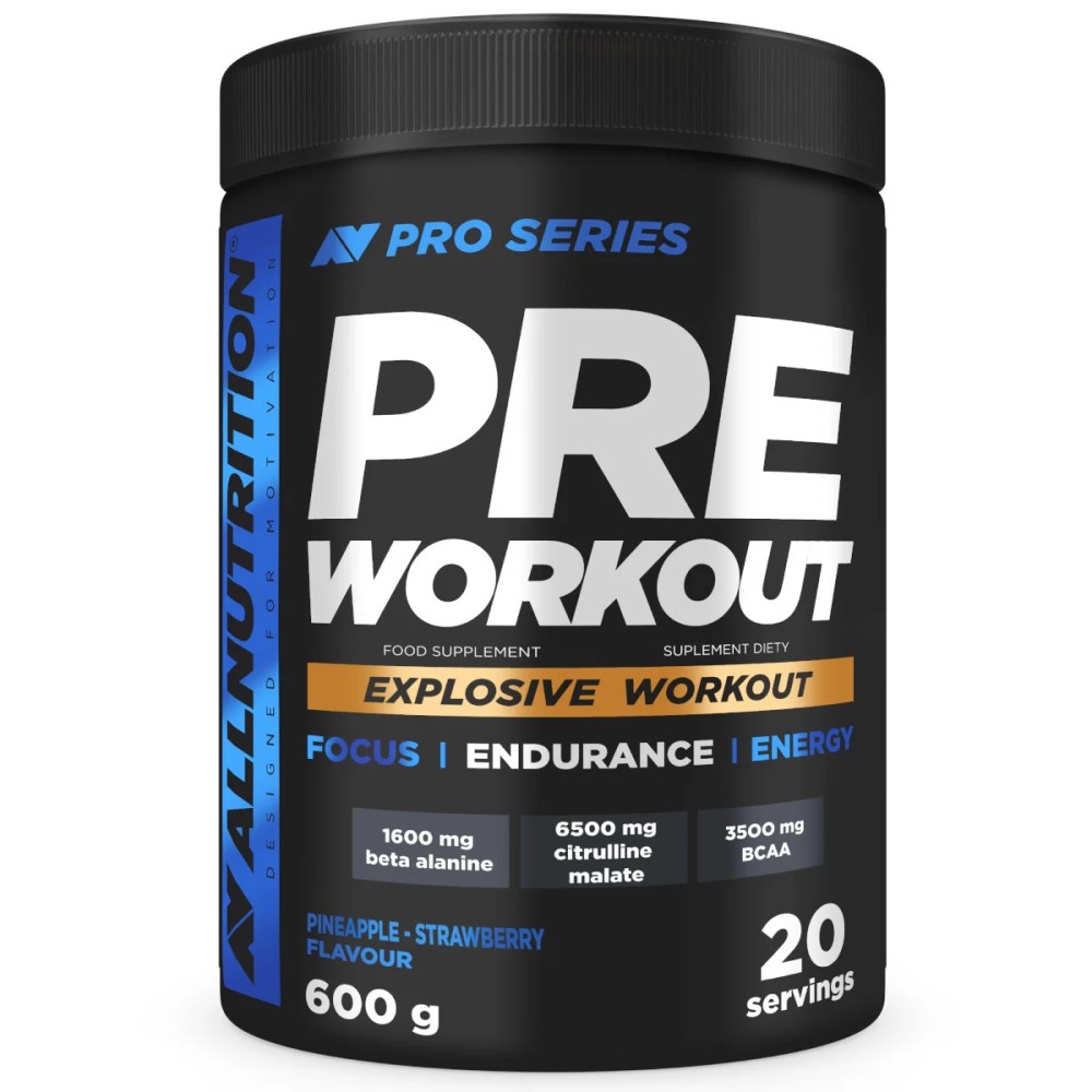 protein, pre-workout, supplement, 600 g, 20 servings