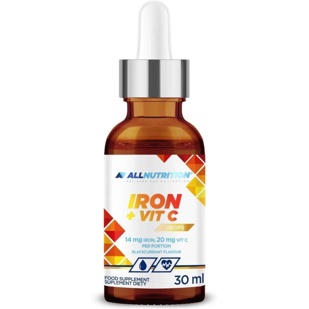 iron, vitamin c, drops, 30 ml, food supplement