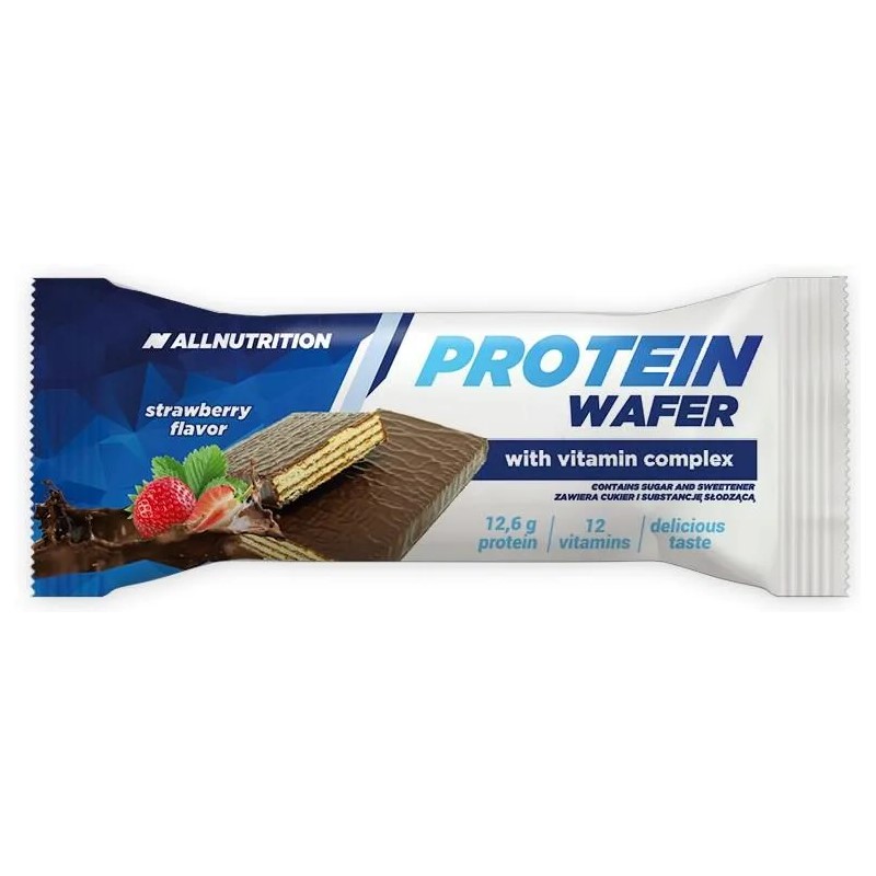 Allnutrition Protein Wafer Bar - 35g (Set of 12) Strawberry