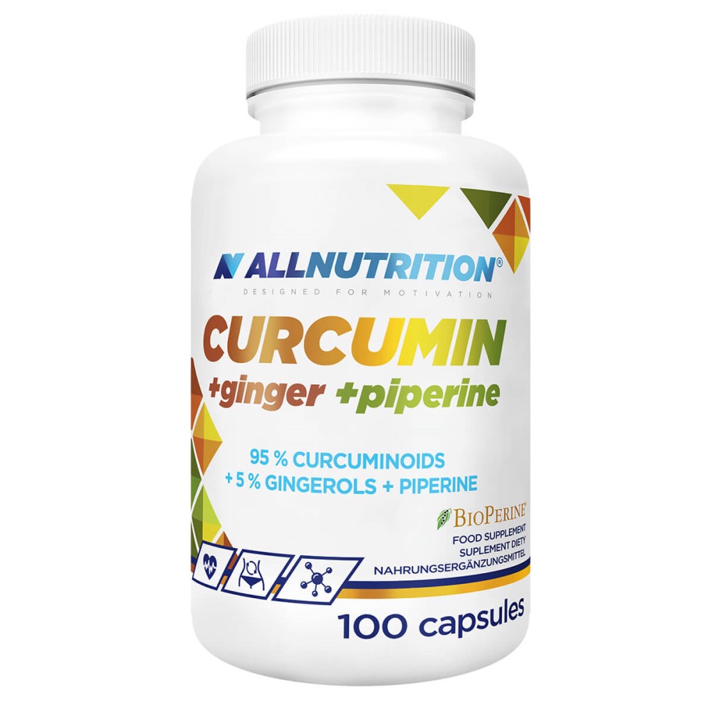 Allnutrition Curcumin + Ginger + Piperine - 100 Caps