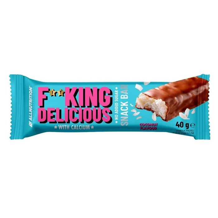 snack bar, protein bar, coconut flavour, chocolate covered, 40 g