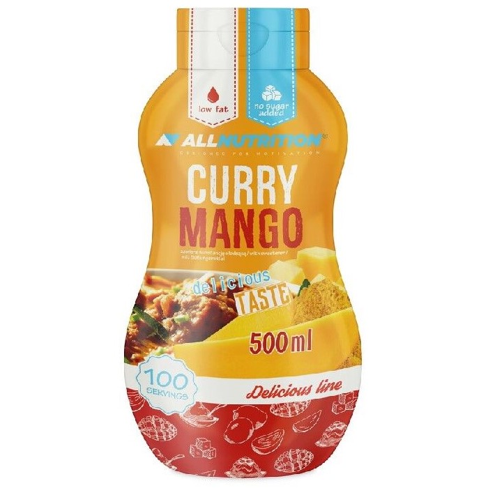 Allnutrition Savoury Sauce 500ml Curry Mango