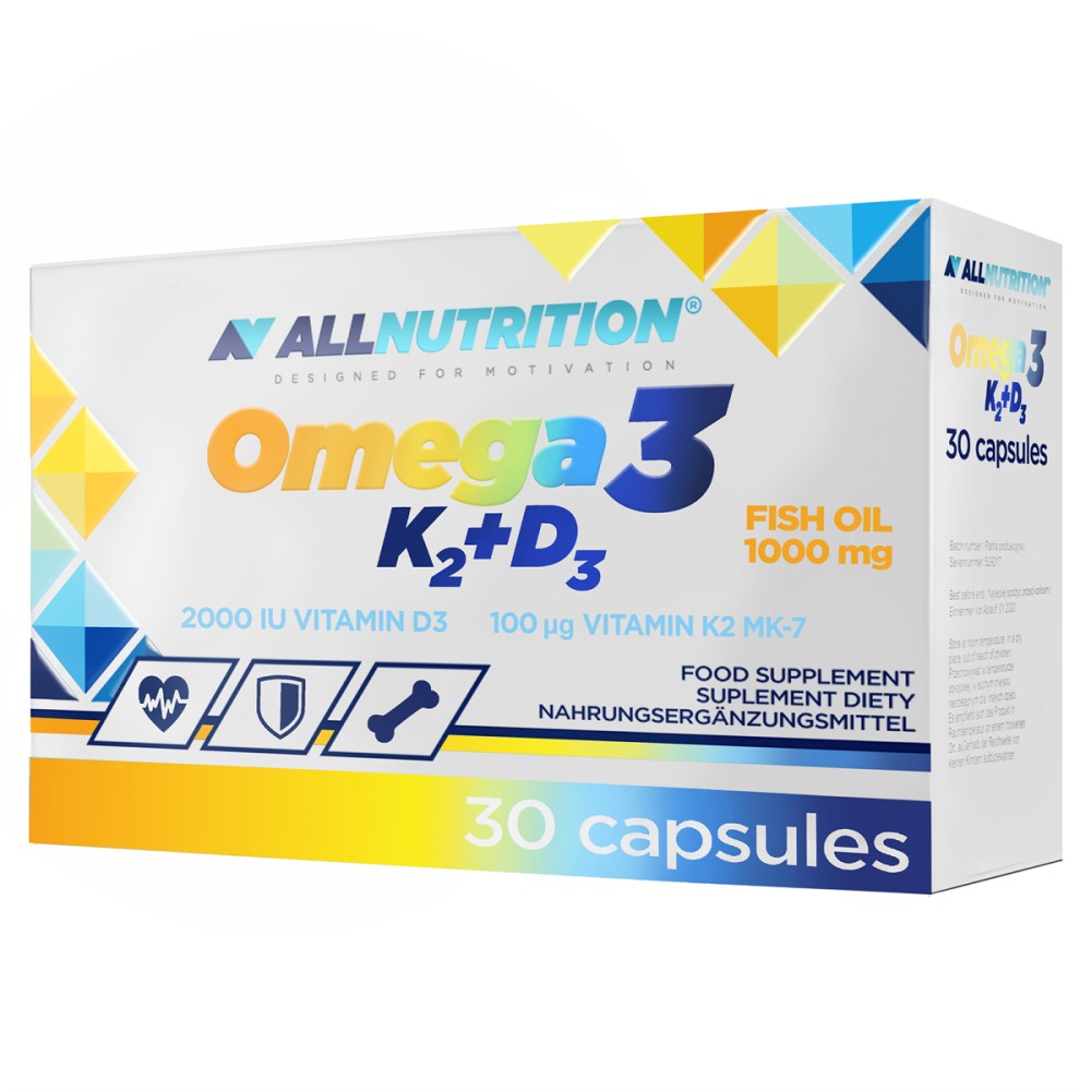 Allnutrition Omega 3 K2+D3 - 30 Softgels