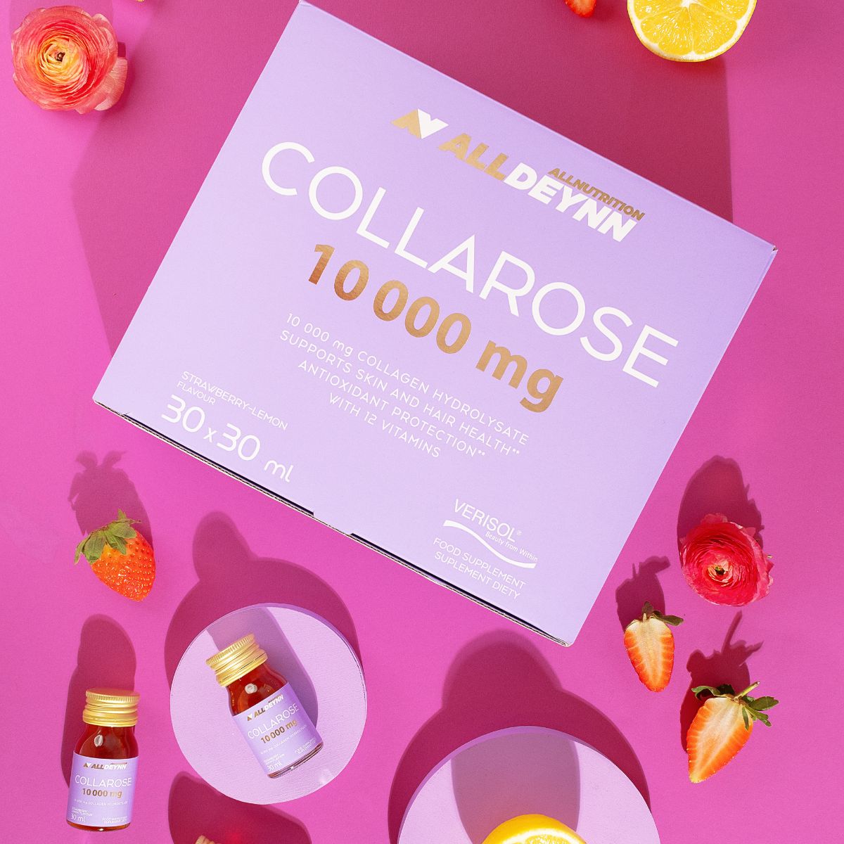 collagen, collarose, supplement, drink, bottle