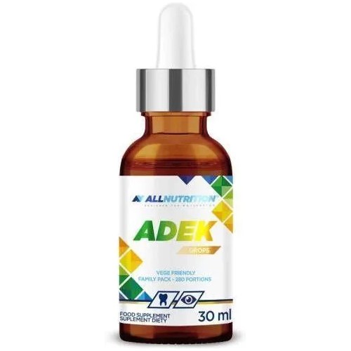 dropper bottle, vitamin supplement, 30 ml, amber glass, label design