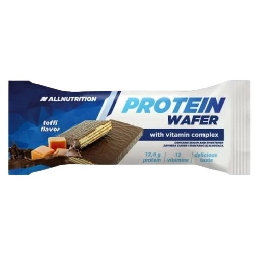Allnutrition Protein Wafer Bar - 35g (Set of 12) Toffee