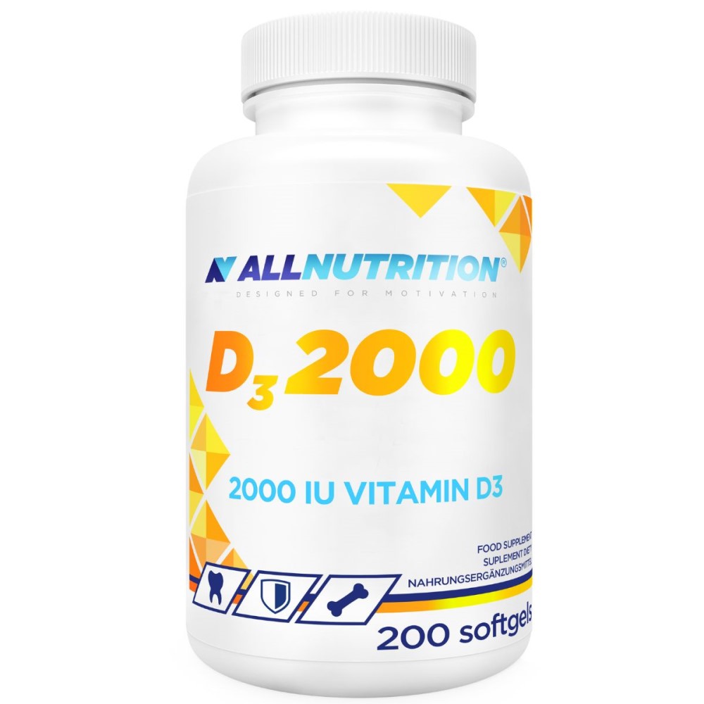 Allnutrition Vit D3 2000IU - 200 Softgels