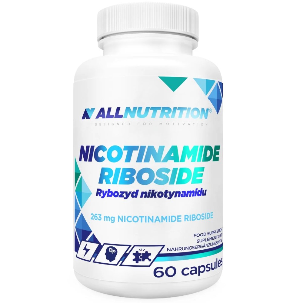 nicotinamide riboside, nutritional supplement, 60 capsules, bottle, white container